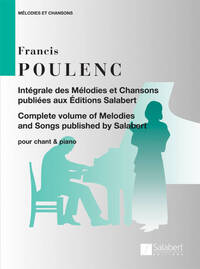 INTEGRALE DES MELODIES ET CHANSONS CHANT