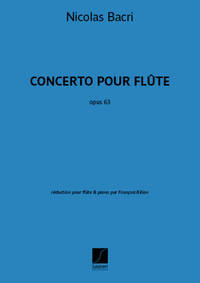 CONCERTO OPUS 63 FLUTE TRAVERSIERE-LIVRE +PARTITION