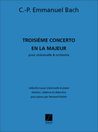TROISIEME CONCERTO EN LA MAJEUR VIOLONCELLE