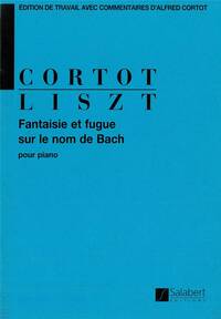 FANTASIE ET FUGUE SUR LE NOM DE BACH PIANO