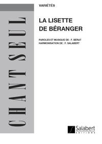 LISETTE DE BERANGER  CHANT