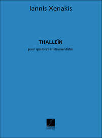THALLEIN 14 INSTRUMENTS PARTITION ORCHESTRE