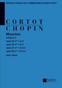 MAZURKAS OP 59, 63, 67, 68 - 3EME VOLUME PIANO