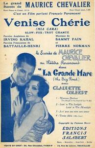 VENISE CHERIE VARIOUSTES CHANT SEUL  CHANT