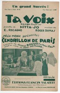 TA VOIX VARIOUSTES CHANT SEUL CHANT