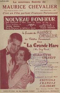 NOUVEAU BONHEUR VARIOUSTES CHANT SEUL  CHANT