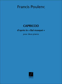 CAPRICCIOD'APRES LE BAL MASQUE2 PIANOS REDUCTION PIANO