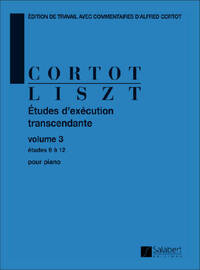 ETUDES D'EXECUTION TRANSCENDANTE VOLUME 3 PIANO