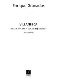 VILLANESCA N 4 DES DANSES ESPAGNOLES PIANO
