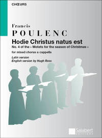 HODIE CHRISTUS NATUS EST CHOEUR (VX-MX ) CHANT