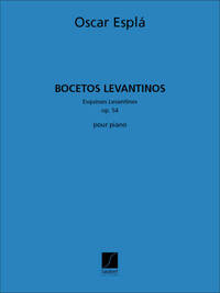 BOCETOS LEVANTINOS PIANO  PIANO