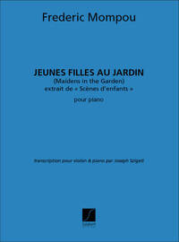 JEUNES FILLES AU JARDIN VIOLON