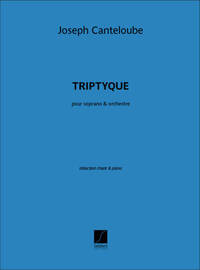 TRIPTYQUE, POUR SOPRANO E ORCHESTRE CHANT
