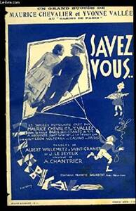 SAVEZ-VOUS ! VARIOUSTES CHANT SEUL CHANT