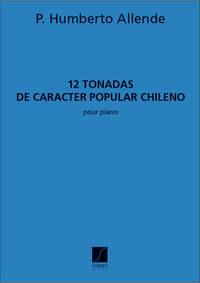 12 TONADAS DE CARACTER POPULAR CHILENO PIANO