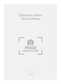 CHANSON INTIME VIOLON-PIANO VIOLON