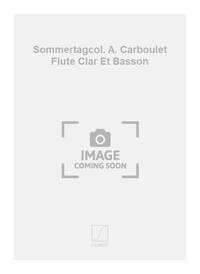 SOMMERTAGCOL. A. CARBOULET FLUTE CLAR ET BASSON