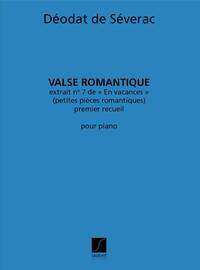 VALSE ROMANTIQUE EN VACANCES PIANO PIANO