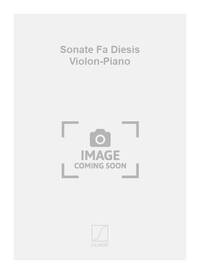 SONATE FA DIESIS VIOLON-PIANO VIOLON