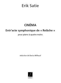 CINEMA PIANO 4 MAINS REDUCTION (MILHAUD) PIANO