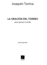 LA ORACION DEL TORERO - POUR QUATUOR A CORDES MUSIQUE D'ENSEMBLE-ENSEMBLE DE PARTITIONS