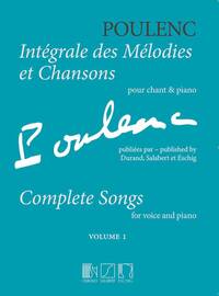 POULENC: COMPLETE SONGS 1 CHANT