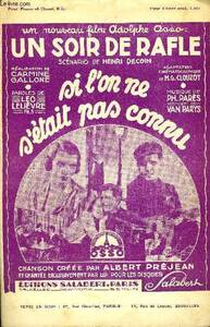 SI L'ON NE S'ETAIT PAS CONNU CHANT-PIANO  CHANT