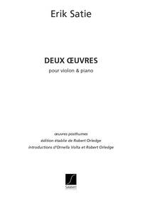 2 OEUVRES CHOSES VUES + EMBARQUEMENT VIOLON