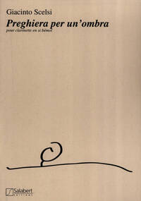 PREGHIERA PER UN OMBRA CLARINETTE