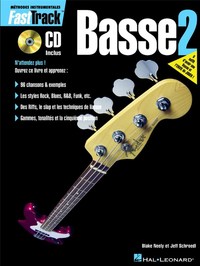 FASTTRACK - BASSE 2 (F) - VERSION FRANCAISE - GUITARE BASSE +CD