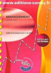 MANAGEMENT. DCG/UE7 CAS PRATIQUES - ENONCES. UNITE D'ENSEIGNEMENT 7 DU DCG (POCH