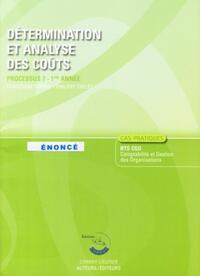 Détermination et analyse des coûts ENONCE - POCHETTE