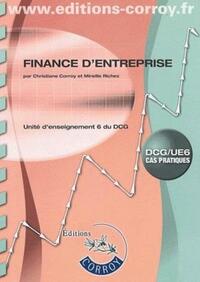 Finance d'entreprise - Unité d'enseignement 6 du DCG