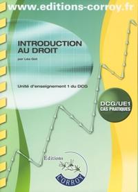 INTRODUCTION AU DROIT. DCG/UE1 CAS PRATIQUES. ENONCE. POCHETTE