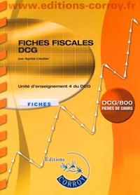 FICHES FISCALES DCG. POCHETTE. UE 4 DU DCG