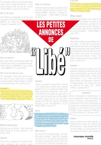 Les petites annonces de Libé