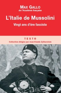 L ITALIE DE MUSSOLINI VINGT ANS ERE FASCISTE