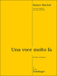 UNA VOCE MOLTO FA FLUTE TRAVERSIERE