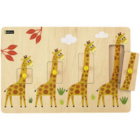 Encastrement bois Taille - Girafe