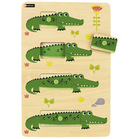 Encastrement bois Taille - Crocodile