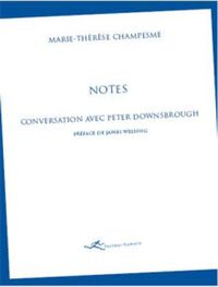 CONVERSATION AVEC PETER DOWNSBROUGH