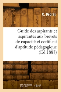 NOUVEAU GUIDE DES ASPIRANTS ET ASPIRANTES AUX BREVETS DE CAPACITE