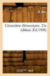 GEOMETRIE ELEMENTAIRE. 21E EDITION