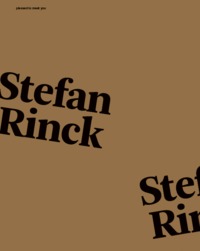 Pleased to meet you : Stefan Rinck