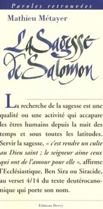 LA SAGESSE DE SALOMON