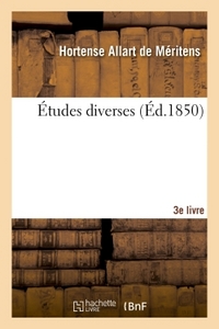 ETUDES DIVERSES T03