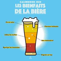 Calendrier mural - Bienfaits de la bière + stickers