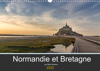 Normandie et Bretagne (Calendrier mural 2022 DIN A3 horizontal)