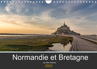 Normandie et Bretagne (Calendrier mural 2022 DIN A4 horizontal)