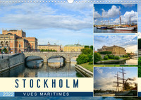 STOCKHOLM - VUES MARITIMES (CALENDRIER MURAL 2022 DIN A3 HORIZONTAL) - IMAGES D'AMBIANCE DE LA CAPIT